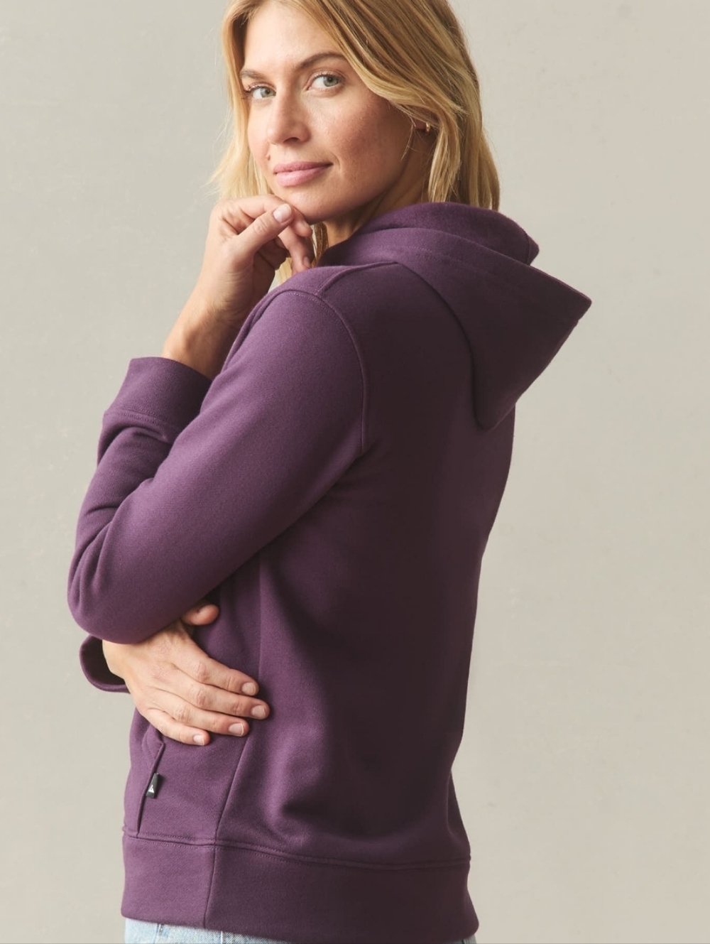 American Giant Solid Mid-weight Pullover Hoodie Sweatshirt - Picture 4 of 7